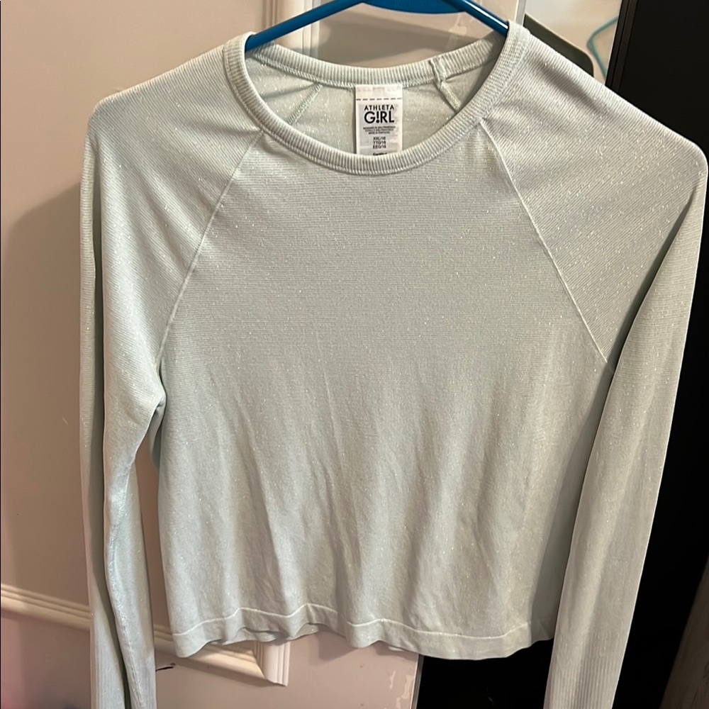 Athleta Girl Light Blue Long Sleeve Top